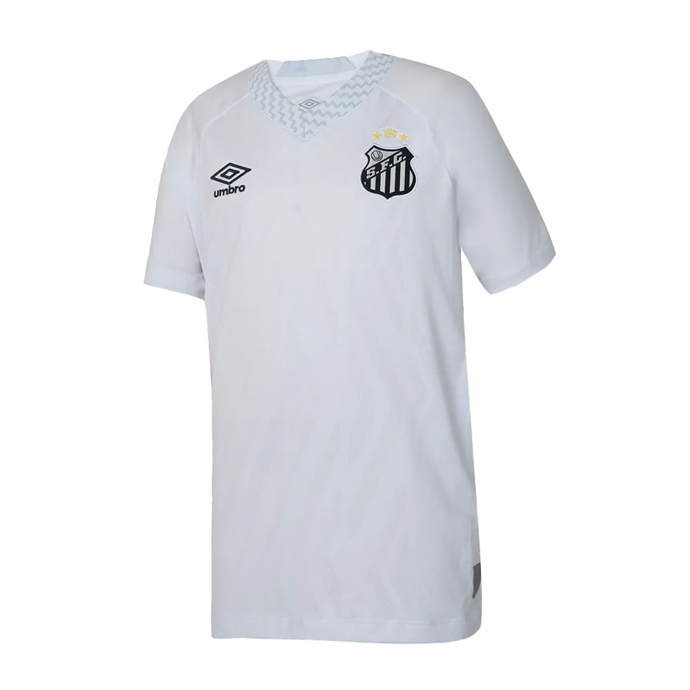Umbro Camisa U37S03753-282 JV SANTOS OF1 25 BrancoCinza Poliester -4-